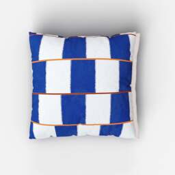 Scatter Cushions - Cobalt Check - thumbnail 1