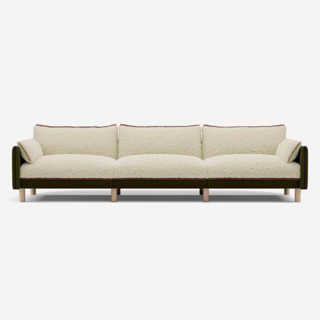 Cozy 5 Seater Sofa - Meadow Cotton - image 1