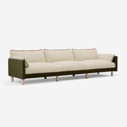 Cozy 5 Seater Sofa - Meadow Cotton - thumbnail 3