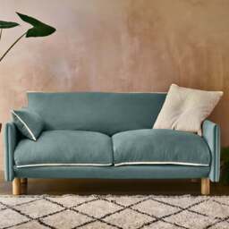 Cozy 2 Seater Sofa - Sage Cotton - thumbnail 2