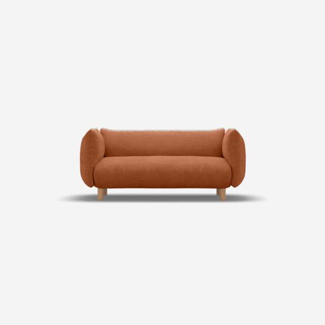 Pillow 2 Seater Sofa - Henna Cotton - image 1
