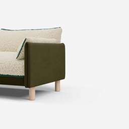 Cozy 3 Seater Sofa - Meadow Cotton - thumbnail 2