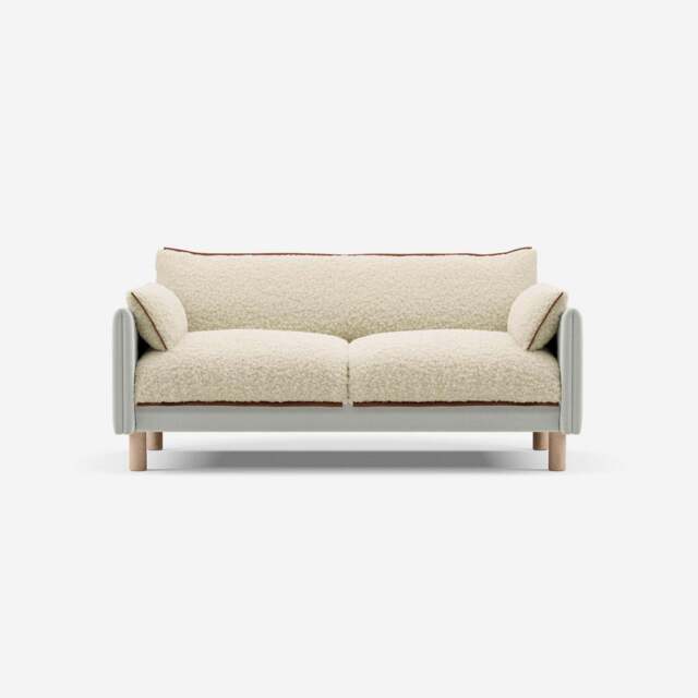 Cozy 2 Seater Sofa - Natural Cotton - image 1