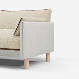 Cozy 2 Seater Sofa - Natural Cotton - thumbnail 3