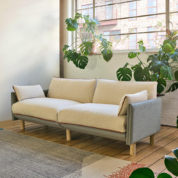 Cozy 2 Seater Sofa - Natural Cotton - thumbnail 2