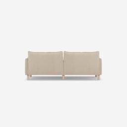Cozy 3 Seater Sofa - Cream Textured Weave - thumbnail 4
