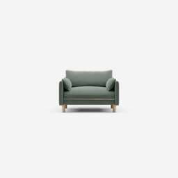 Cozy 1.5 Seater Sofa - Sage Cotton - thumbnail 1