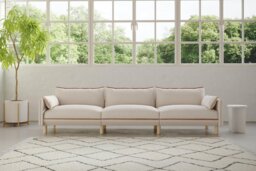 Cozy 1.5 Seater Sofa - Natural Cotton - thumbnail 6
