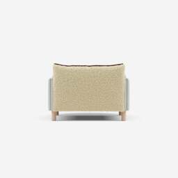 Cozy 1.5 Seater Sofa - Natural Cotton - thumbnail 4