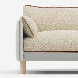 Cozy 1.5 Seater Sofa - Natural Cotton - thumbnail 5