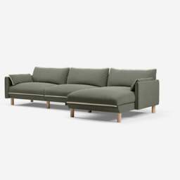 Cozy 5 Seater RH Chaise Sofa - Meadow Cotton - thumbnail 1