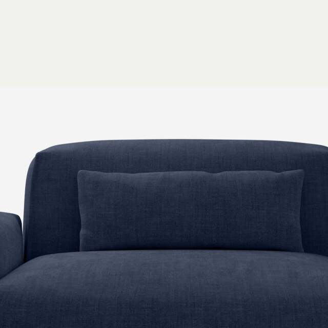 Lumbar Cushions - Navy Cotton