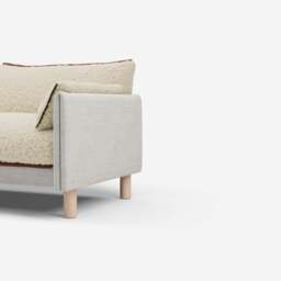 Cozy 5 Seater LH Chaise Sofa - Ecru Weave - thumbnail 2