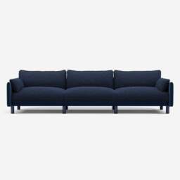 Cozy 5 Seater Sofa - Midnight Blue Velvet