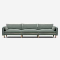 Cozy 5 Seater Sofa - Sage Cotton - thumbnail 1