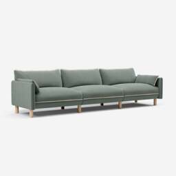 Cozy 5 Seater Sofa - Sage Cotton - thumbnail 3
