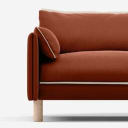 Side Cushions - Rust Velvet - thumbnail 3