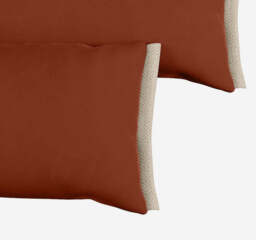 Side Cushions - Rust Velvet - thumbnail 2