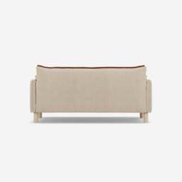 Cozy 2 Seater Sofa - Cream Textured Weave - thumbnail 4
