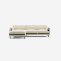 Cozy 4 Seater LH Chaise Sofa - Natural Cotton - thumbnail 3