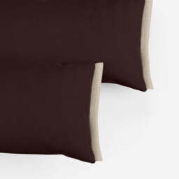 Side Cushions - Dark Brown Velvet - thumbnail 2