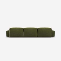 Float 5 Seater Sofa - Dark Green Velvet - thumbnail 6