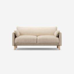 Cozy 2 Seater Sofa - Cream Textured Weave - thumbnail 1