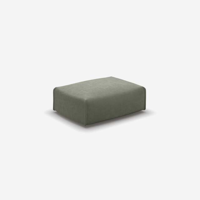 Float Rectangular Ottoman - Meadow Cotton - image 1