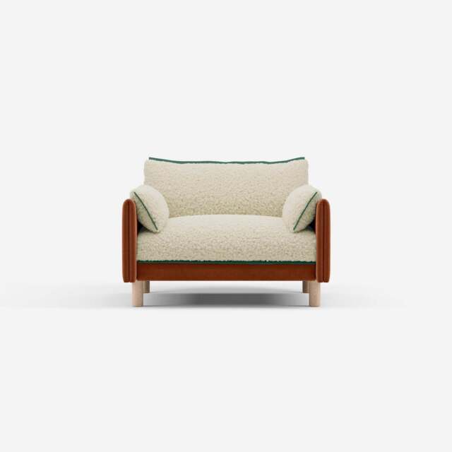 Cozy 1.5 Seater Sofa - Henna Cotton - image 1