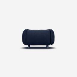 Pillow 1.5 Seater Sofa - Navy Cotton - thumbnail 4