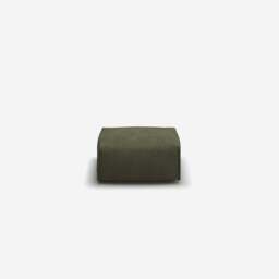 Float Square Ottoman - Green Boucle II - thumbnail 2