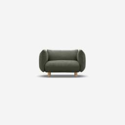 Pillow 1.5 Seater Sofa - Meadow Cotton - thumbnail 1