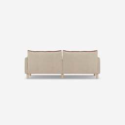 Cozy 3 Seater LH Chaise Sofa - Cream Textured Weave - thumbnail 4