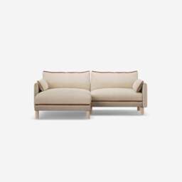 Cozy 3 Seater LH Chaise Sofa - Cream Textured Weave - thumbnail 3