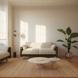 Cozy 3 Seater Sofa - Dark Green Velvet - thumbnail 2