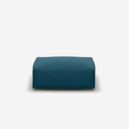 Float Rectangular Ottoman - Teal Velvet - thumbnail 2