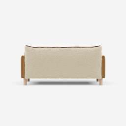 Cozy 2 Seater Sofa - Ochre Cotton - thumbnail 4
