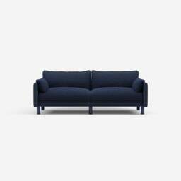 Cozy 3 Seater Sofa - Navy Cotton