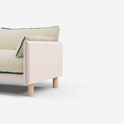Cozy 4 Seater RH Chaise Sofa - Natural Cotton - thumbnail 2