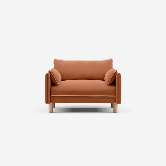 Cozy 1.5 Seater Sofa - Henna Cotton - image 1