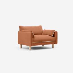 Cozy 1.5 Seater Sofa - Henna Cotton - thumbnail 4