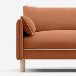 Cozy 1.5 Seater Sofa - Henna Cotton - thumbnail 6