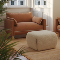 Cozy 1.5 Seater Sofa - Henna Cotton - thumbnail 2