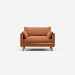 Cozy 1.5 Seater Sofa - Henna Cotton - thumbnail 1