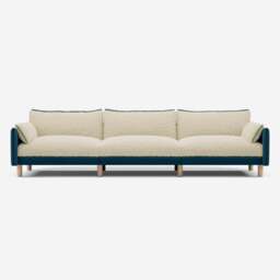 Cozy 5 Seater Sofa - Teal Velvet - thumbnail 1