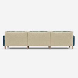 Cozy 5 Seater Sofa - Teal Velvet - thumbnail 4