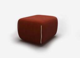 Cozy Pouffe - Rust Velvet