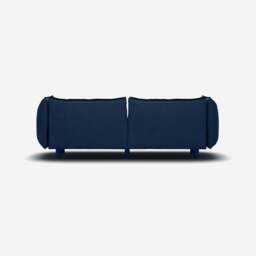 Pillow 3 Seater Sofa - Midnight Blue Velvet - thumbnail 4
