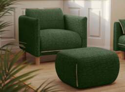 Cozy Armchair - Green Boucle II - thumbnail 8