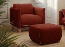 Cozy Armchair - Brick Boucle II - thumbnail 8